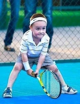 Gra w tenis dla najmłodszych