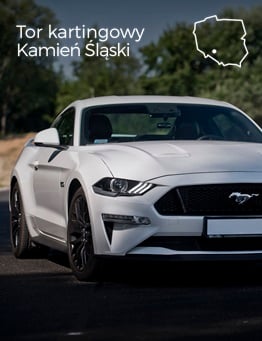 ford mustang widok przodem