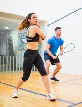 Indywidualny trening squasha dla dwojga