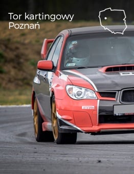 Subaru Impreza STI podczas jazdy na torze