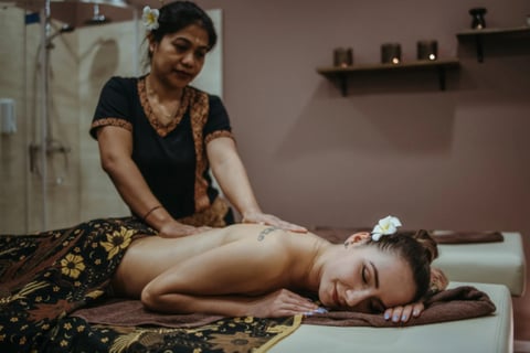 kobieta w spa