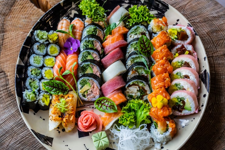 zestaw sushi dla dwojga