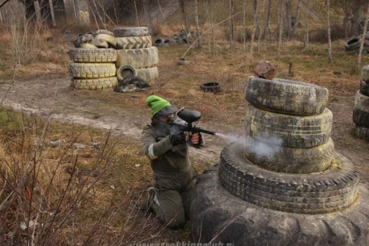 rozgrywka paintballowa