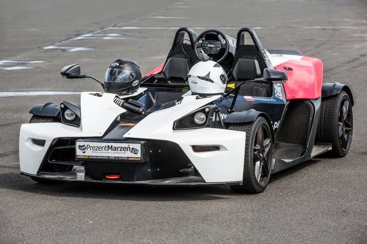 Widok na przód KTM X-BOW