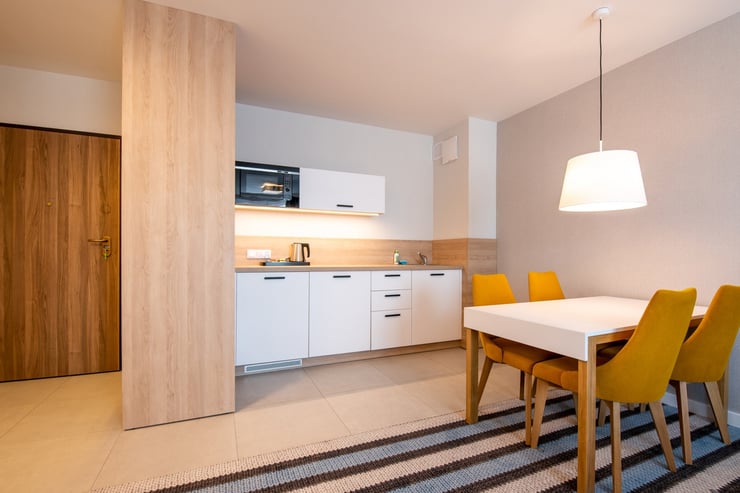 apartament z kuchnią