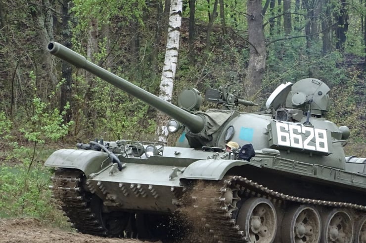 Czołg T-55 w Dąbrówce