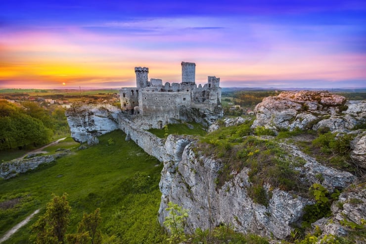 Lot widokowy samolotem ultralekkim dla dwojga – Jura Krakowsko-Częstochowska