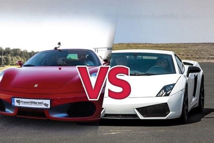 ferrari f430 vs lamborghini gallardo