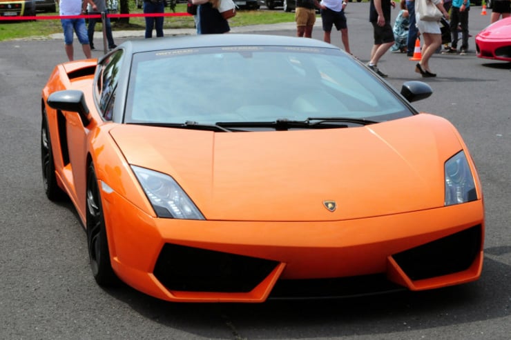 Widok na przód Lamborghini Gallardo