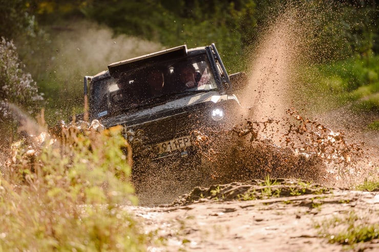 jazda off road w błocie